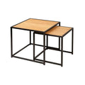 Set de 2 masute maro Slim Line Invicta Interior - Poetic Store