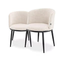 Set de 2 scaune dining albe Filmore Eichholtz - Poetic Store