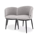 Set de 2 scaune dining gri Filmore Eichholtz - Poetic Store