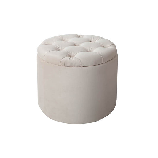 Taburet bej din catifea Barock Invicta Interior1