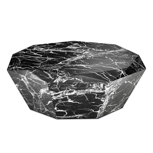 Masa cafea neagra din marmura Diamond Eichholtz