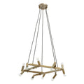 Candelabru din alama cu 10 becuri Chandelier Nordal