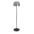 Lampadar negru din alama si cristal Vical