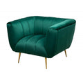 Fotoliu verde din catifea Noblesse Invicta Interior