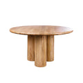 Masa dining maro din lemn 140 cm Art Deco