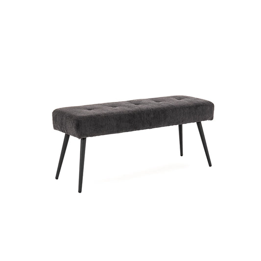 Banca gri inchis din poliester Boutique 100 Invicta Interior