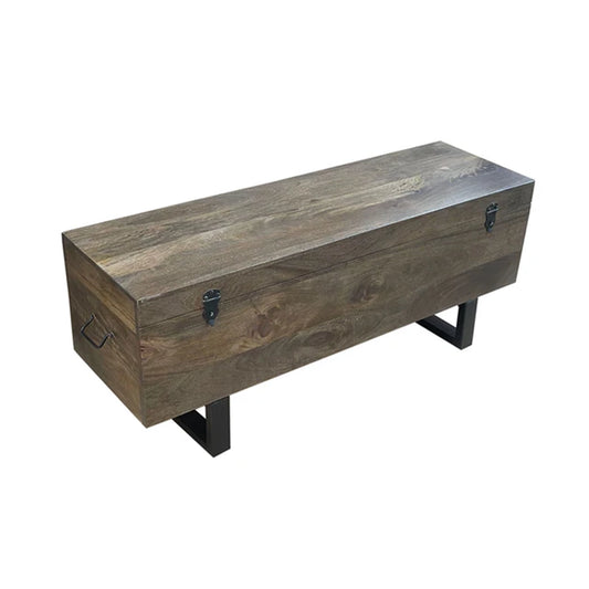 Banca maro din lemn de mango 115 cm Factory