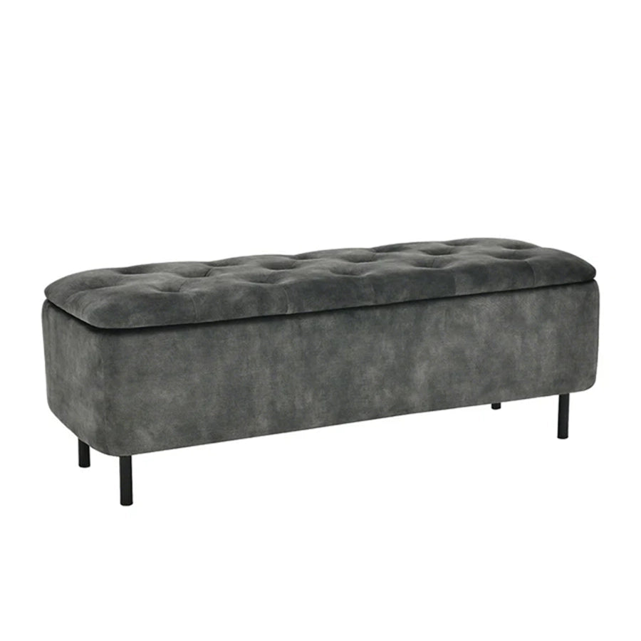 Banca verde inchis din catifea 120 cm En Vogue