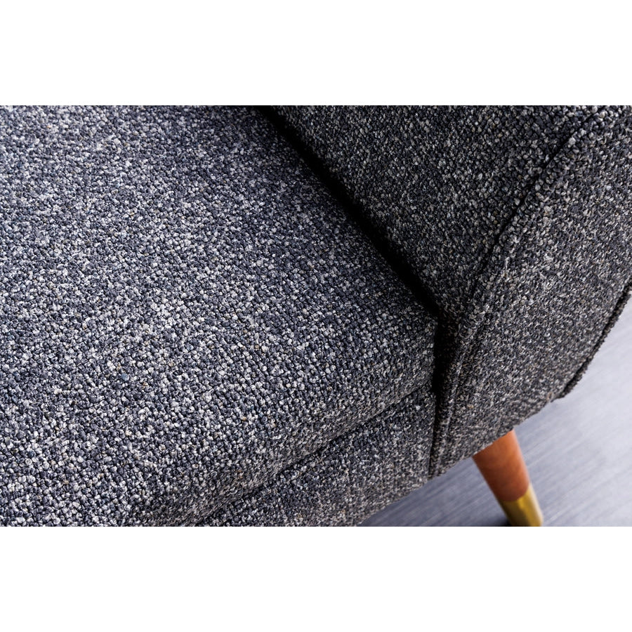 Bancheta gri din material buclat Scarlett