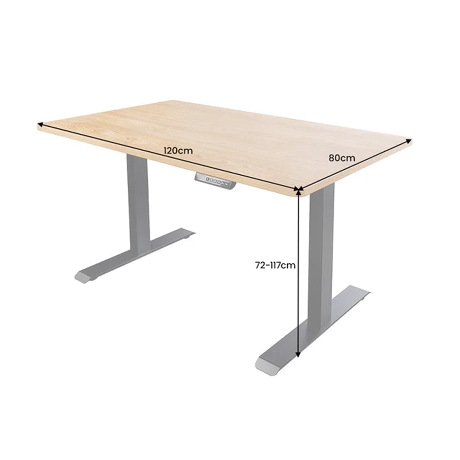 Birou maro din MDF ajustabil 120 cm Oak