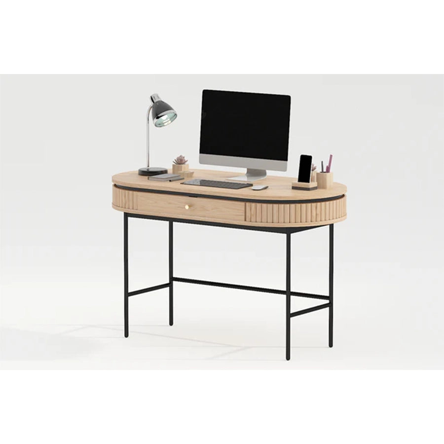 Birou maro din lemn 120 cm Atelier