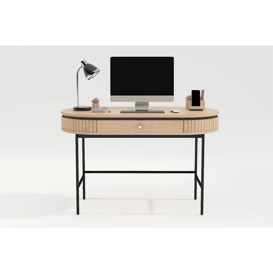 Birou maro din lemn 120 cm Atelier