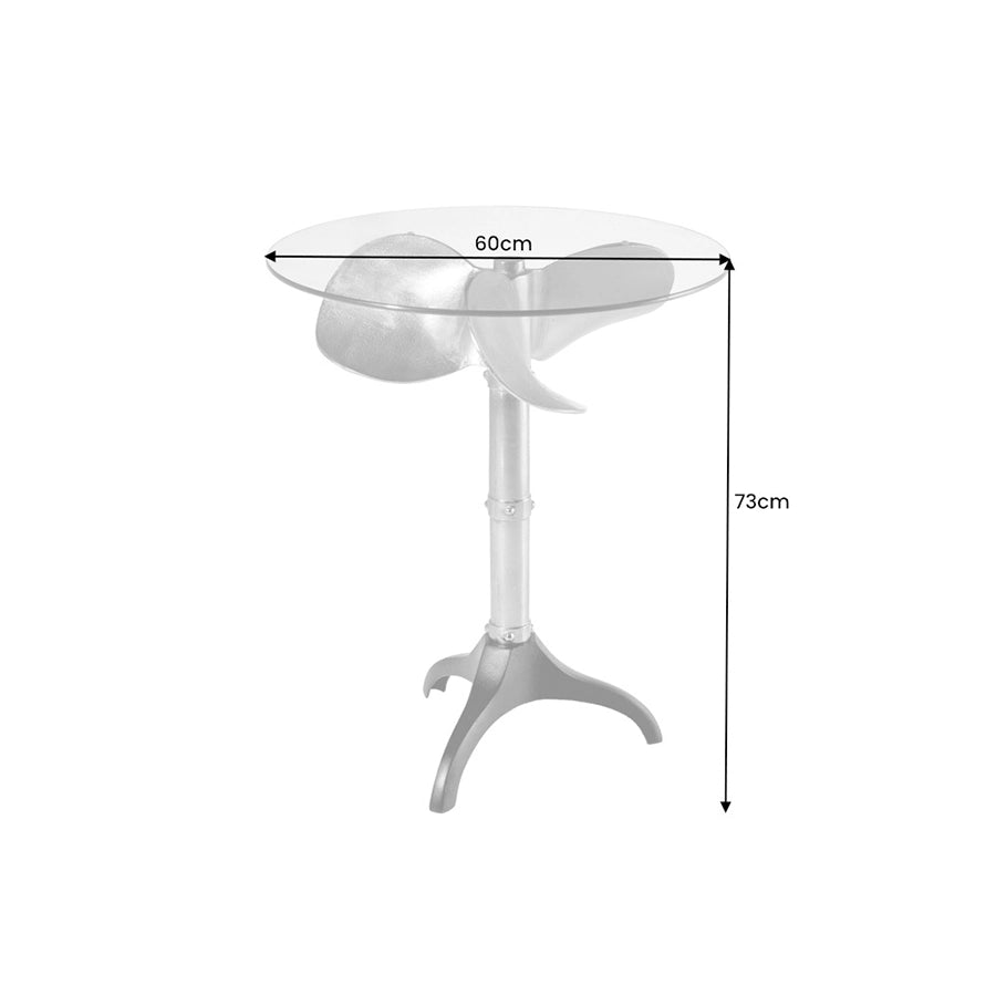 Blat de sticla 60 cm Lounge Invicta Interior