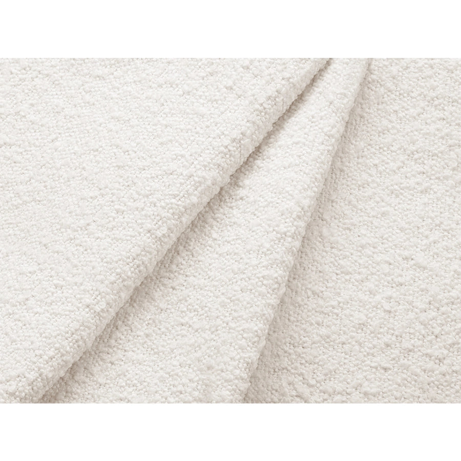Canapea alba cu colt Left Boucle Kate