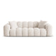 Canapea bej deschis din chenille 240 cm Train