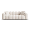 Canapea bej deschis din chenille 240 cm Train