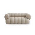 Canapea bej inchis din chenille 180 cm Koge
