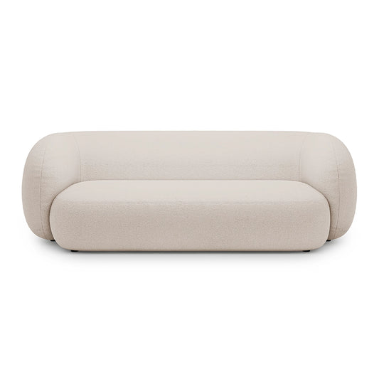 Canapea bej pentru 3 persoane Boucle Kate