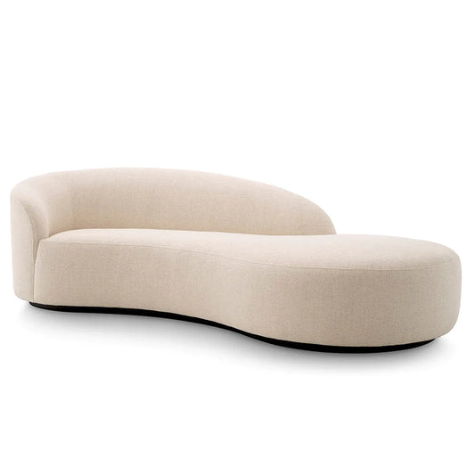 Canapea crem din poliester Bernd Eichholtz