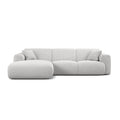Canapea cu colt silver din chenille Molino Left
