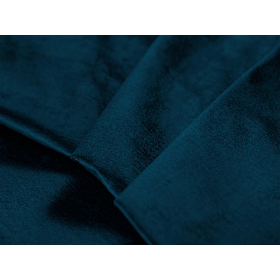 Canapea extensibila albastra din catifea Byron