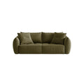 Canapea extensibila cu 3 locuri verde deschis din catifea Bloom