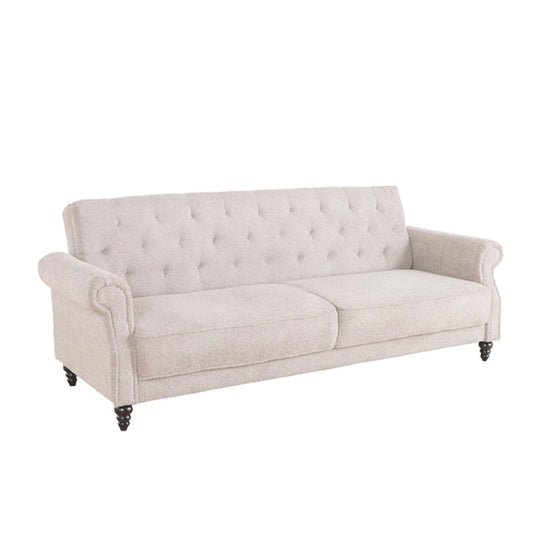 Canapea extensibila grej din material buclat Affaire