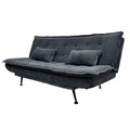 Canapea extensibila gri din poliester Jazz