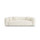 Canapea extensibila ivory din textil boucle Martina