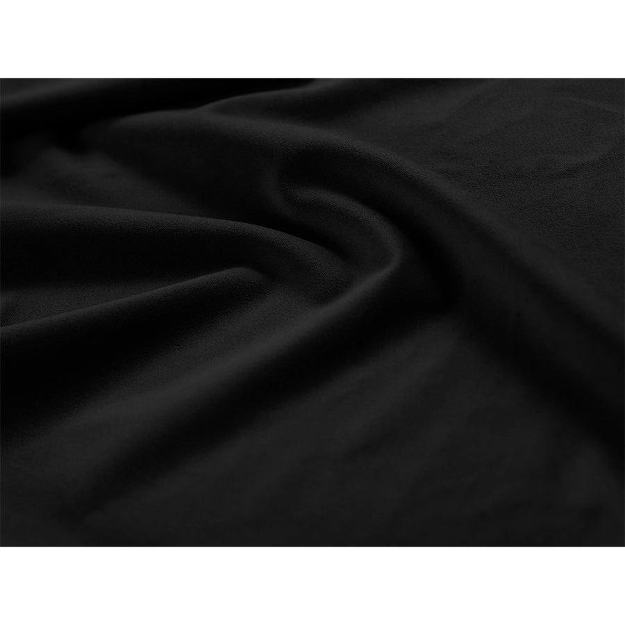 Canapea extensibila neagra din catifea Cirrus