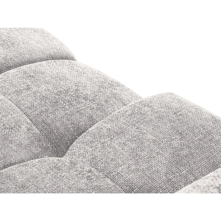 Canapea extensibila silver din chenille Cirrus Left