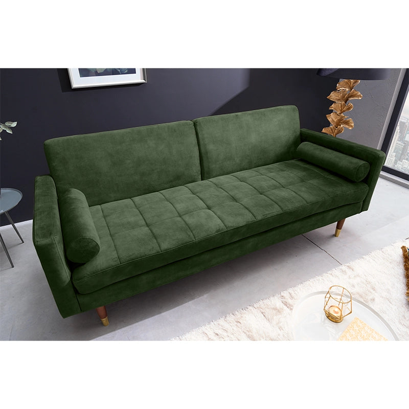 Canapea extensibila verde Couture Invicta Interior