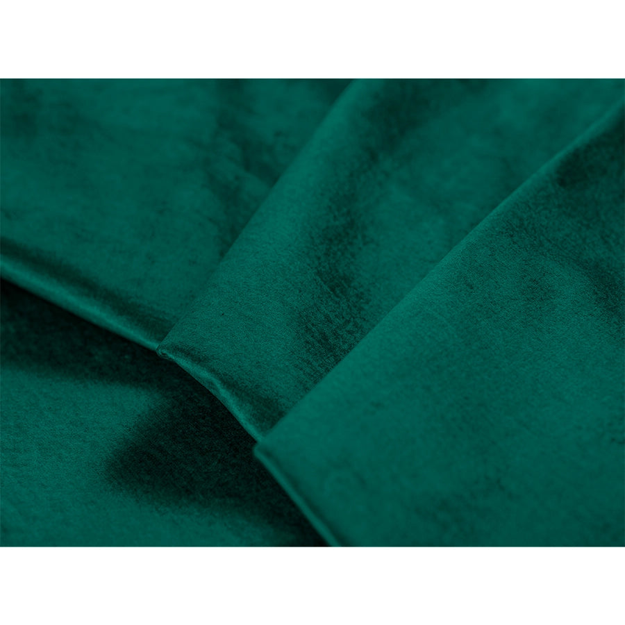Canapea extensibila verde din catifea Cirrus