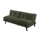 Canapea extensibila verde din cord 190 cm Cocooning