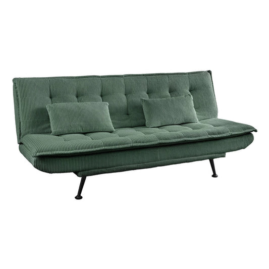 Canapea extensibila verde din poliester Jazz