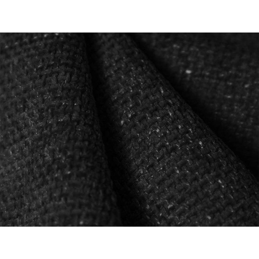 Canapea gri antracit cu colt din chenille Simetrical Miley