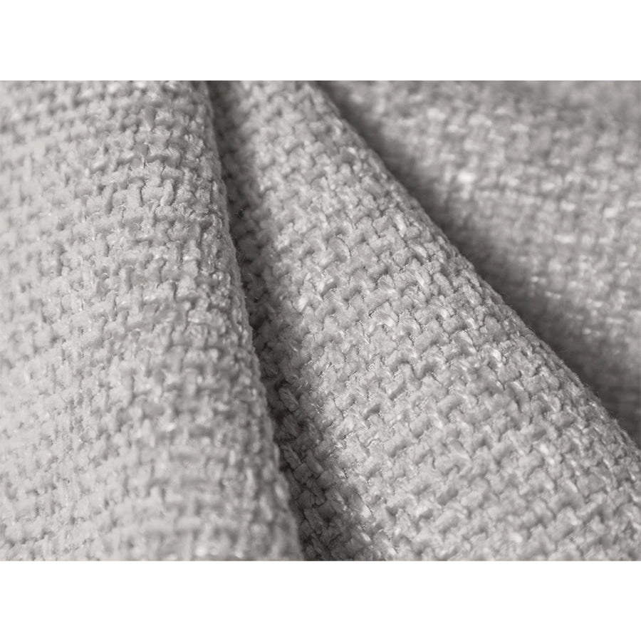 Canapea gri deschis cu colt din chenille pentru 4 persoane Nolio