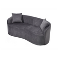 Canapea gri din catifea 180 cm Elemental