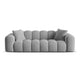 Canapea gri din chenille 240 cm Train
