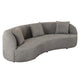 Canapea gri pentru 3 persoane boucle Atelier