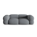 Canapea gri din textil pentru 3 persoane Loretto
