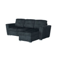 Canapea gri extensibila cu colt 245 cm Apartment
