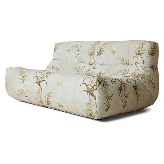 Canapea lounge bej din poliester Lazy HKliving - Poetic Store