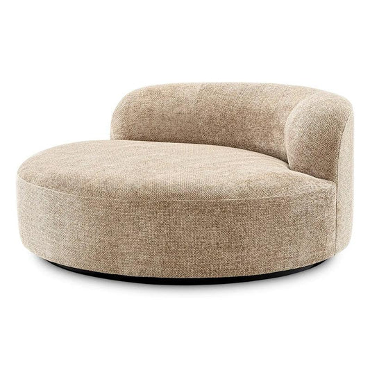 Canapea maro rotunda Bjorn Round Eichholtz - Poetic Store