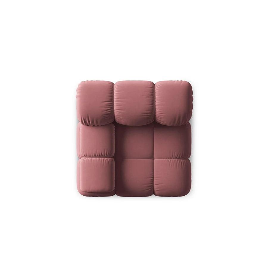Canapea modulara roz pentru 1 persoana Left Bellis - Poetic Store