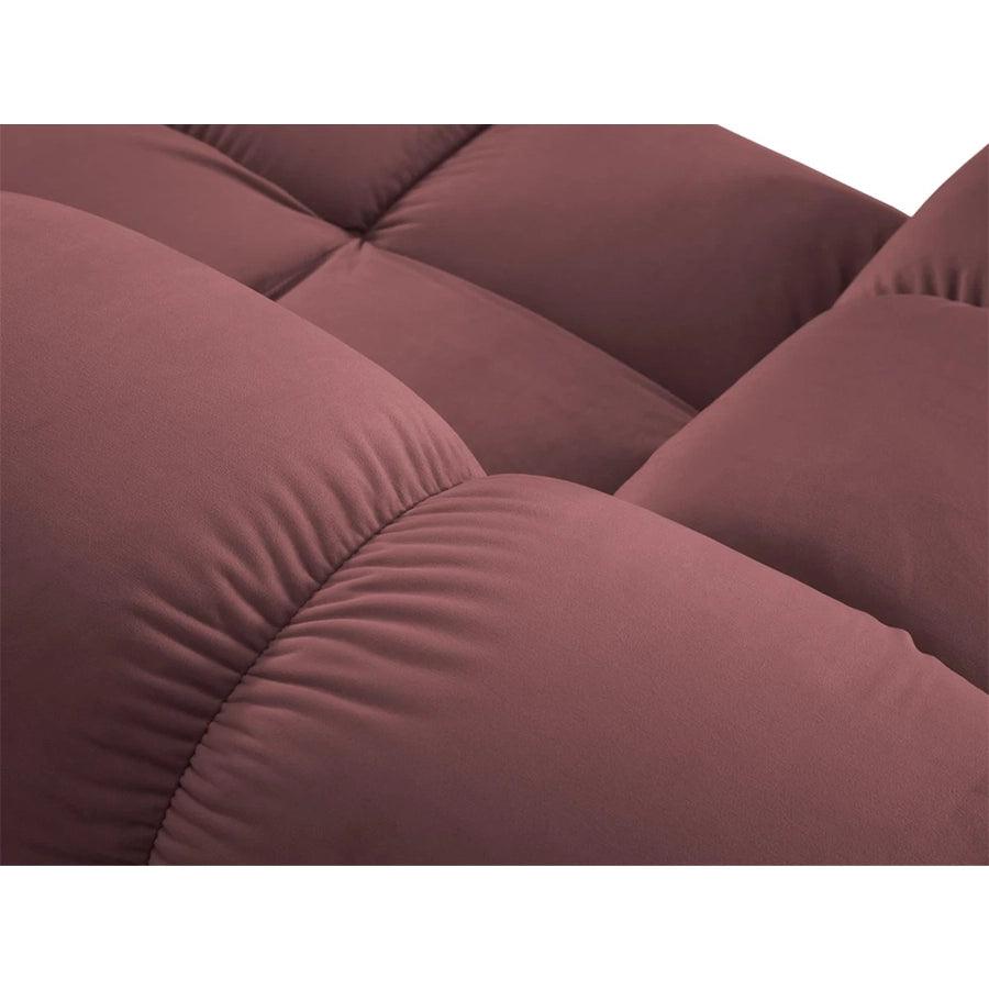 Canapea modulara roz pentru 1 persoana Left Bellis - Poetic Store