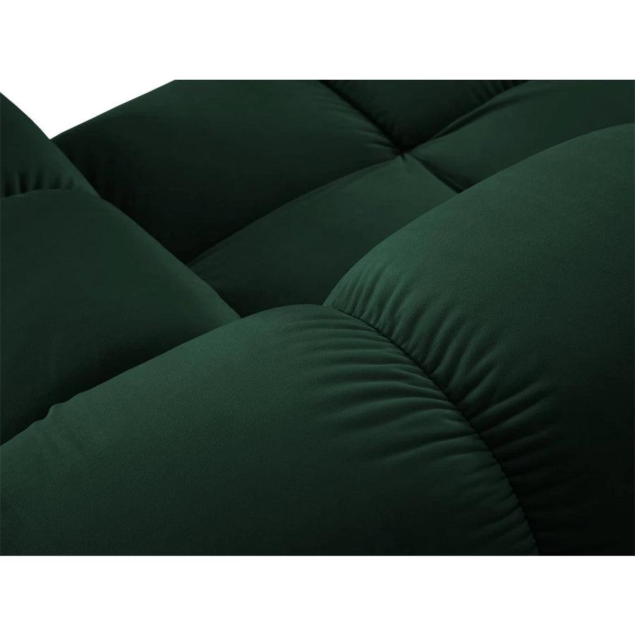 Canapea modulara verde pentru 3 persoane Bellis - Poetic Store
