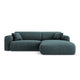 Canapea petrol cu colt din chenille 230 Nolio Right