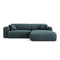 Canapea petrol cu colt din chenille 230 Nolio Right