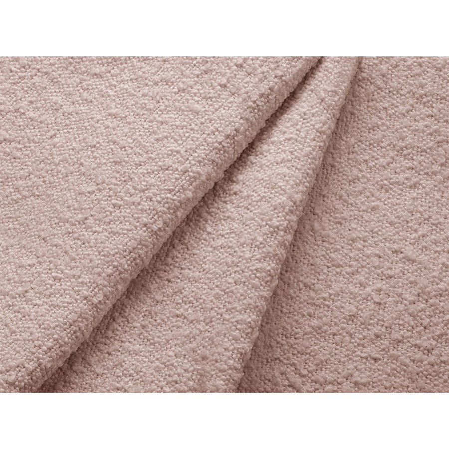 Canapea roz cu colt Left Boucle Kate